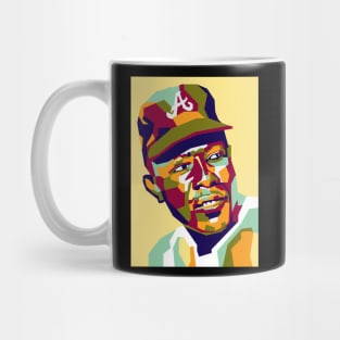 Abstract Hank Aaron in WPAP Mug